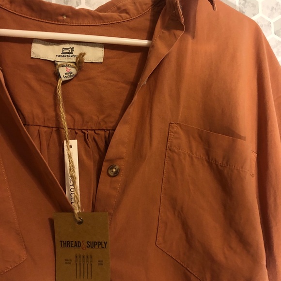 Thread & Supply Collared Button-Up Shirt Dress - Picture 5 of 8